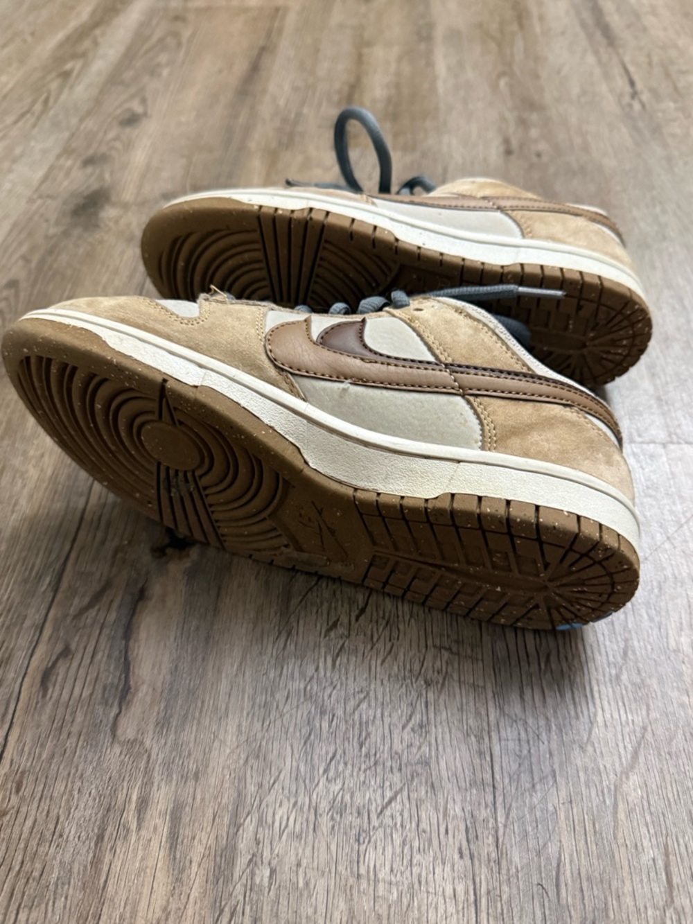 Nike Dunk Low SE 85 Double Swoosh Sail Brown DO9457-115 Women’s Size 6.5 - Picture 5 of 13